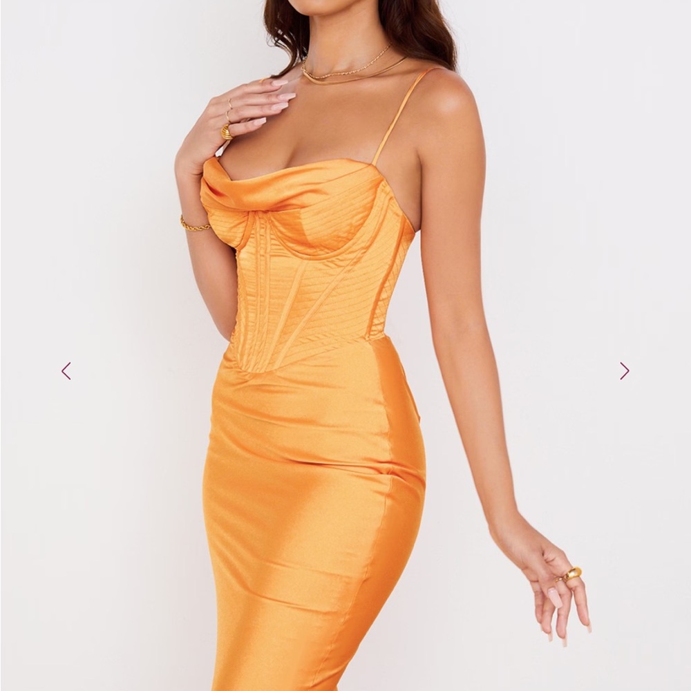 House of cb Myrna Satin Dress